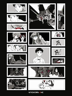 Стикерпак «Evangelion»