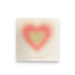 Бумага для записей «Peach aura heart»