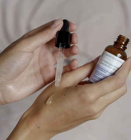 Сыворотка для лица Краснополянская косметика «С гиалуроновой кислотой №2», фото 4.