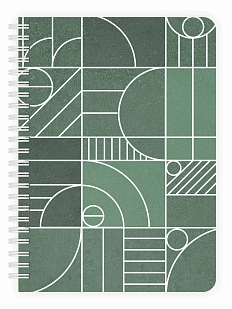 Планер на неделю Creative «Зелёная геометрия»