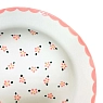 Тарелка ручной работы Slowday Ceramics с розовыми цветочками «Винтаж», керамика, 20 см, превью фото 2