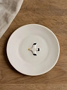 Тарелка ручной работы Мария Гордеева с фигуркой Чайка, полуфарфор, 18 см, превью фото 2