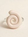 Кольцо ручной работы ПетПоллиПокет Ракушка, полимерная глина, превью фото 5