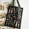 Сумка шоппер «Папоротники и грибы», чёрный, превью фото 1