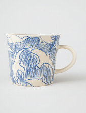 Кружка ручной работы с рисунком «Птицы», полуфарфор, 370 мл