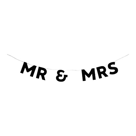 Гирлянда «MR&MRS»