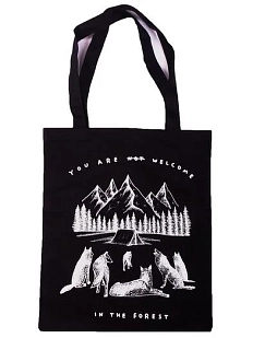 Сумка шоппер Barking Store «You are not welcome», чёрный