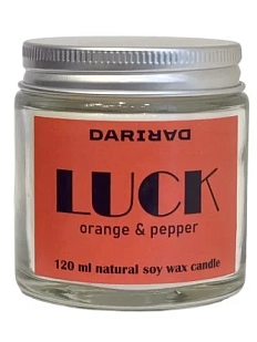 Свеча соевая DARI DARI «Luck», апельсин и перец, 120мл