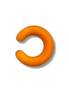 Кафф Лампджой матовый, стекло, ярко-оранжевый