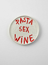 Тарелка ручной работы Pasta Sex Wine, керамика, 20 см, превью фото 1