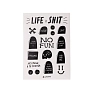 Стикерпак Катя Гиена «LIFE is SHIT», А5, превью фото 1