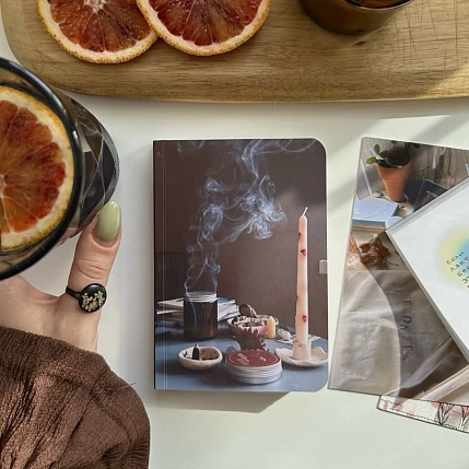 Блокнот «Красота» в точку, А6, 60 листов, коричневый, фото 4.