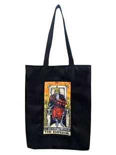 Сумка шоппер Интроверт «Таро. Император», чёрный