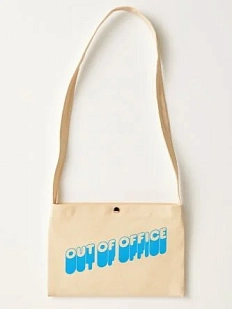 Сумка шоппер на кнопке «Out of office»