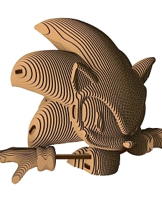 Картонный конструктор 3D «Соник»