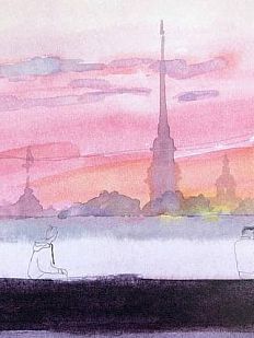 Постер А3 Тихий ход «Петропавловская крепость»