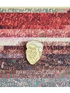 Металлический значок Heart of Moscow «Ельцин» серия 90-е