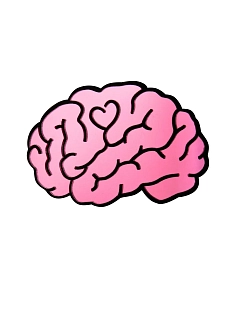 Брошь Monolama «Мозг»