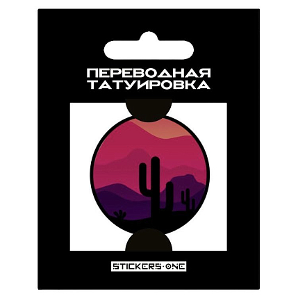 Переводная татуировка «Wild West», фото 1.