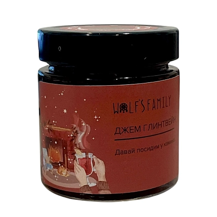 Винный джем Волчья семья (Wolf's Family) «Глинтвейн», 220 г, фото 1.