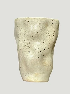 Стакан ручной работы «Красота», перепелиное яйцо, керамика, 400 мл