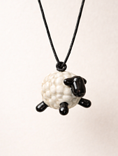 Подвеска ручной работы Счастливые истории «Овечка», полимерная глина