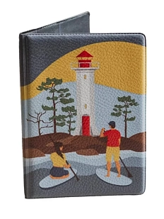 Обложка для паспорта «Маяк Поворотный», разноцветный