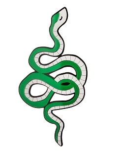 Брошь Monolama «Змея»