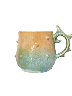 Кружка Зенд керамика с шипами №3