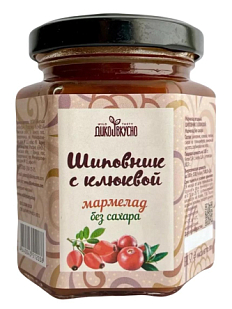 Мармелад ягодный «Шиповник с Клюквой», 200 гр