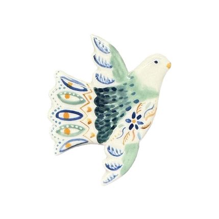 Брошь фарфоровая «Птичка №2», фото 2.