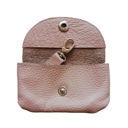 Ключница ручной работы, Kokosina bags, натуральная кожа, мокко, фото 2.