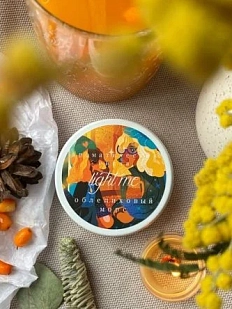 Свеча ручной работы «Облепиховый морс», 50 г