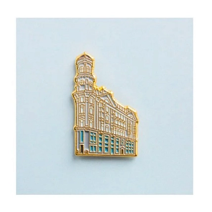 Металлический значок Heart of Moscow «Дом Йоффе» серия Петербург, фото 1.