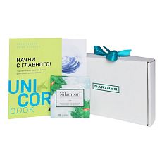 Подарочный набор с книгой «Начни с главного» и шоколадом