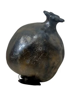 Керамический Гранат Керумбия для интерьера ручной работы, металлик, 8 см