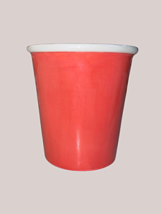 Стакан ручной работы, коралловый, 350 мл