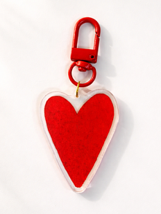 Брелок «Крассное сердце», 5 см