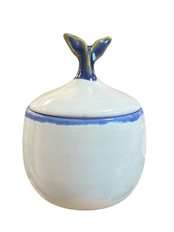 Шкатулка Молис Керамика «Хвост кита», 9 см, керамика, фото 1.