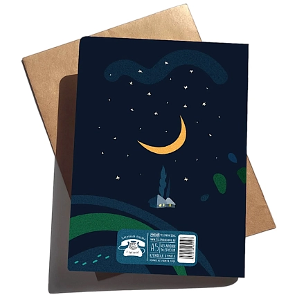 Тетрадь Телефонная песенка о кисаньке «Гоголь», А5, нелинованная, фото 4.