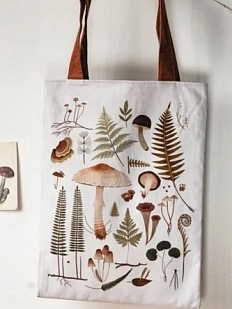 Сумка шоппер «Лесные сокровища», светлый