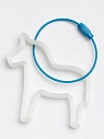 Брелок, обвес на сумку DARI DARI «Лошадка», белый, 6 см, превью фото 2