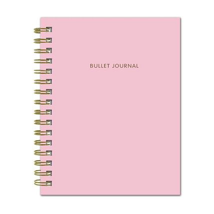 Блокнот-органайзер Bullet Journal, розовый, А5, фото 1.
