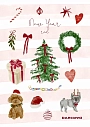 Стикерпак DARI DARI на Новый год «New Year red», А5, превью фото 1