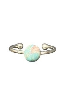 Кольцо из стали в ассортименте, голубое