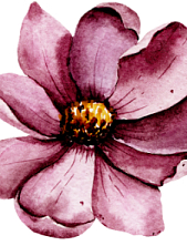 3D Стикер на телефон «Цветочек», бордовый, объёмный, 3 см