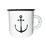Эмалированная кружка Магтрэп «‎Якорь», белая, 400 мл, превью фото 1