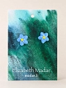Серёжки-гвоздики Elizabeth Madar Незабудки, керамика, голубые, превью фото 1