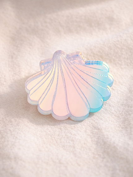 Брошь Monolama «Ракушка», перелив, фото 1.