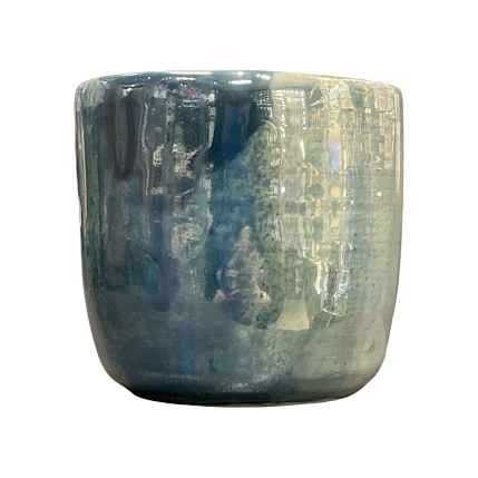 Стакан ручной работы, перламутр, керамика, фото 1.